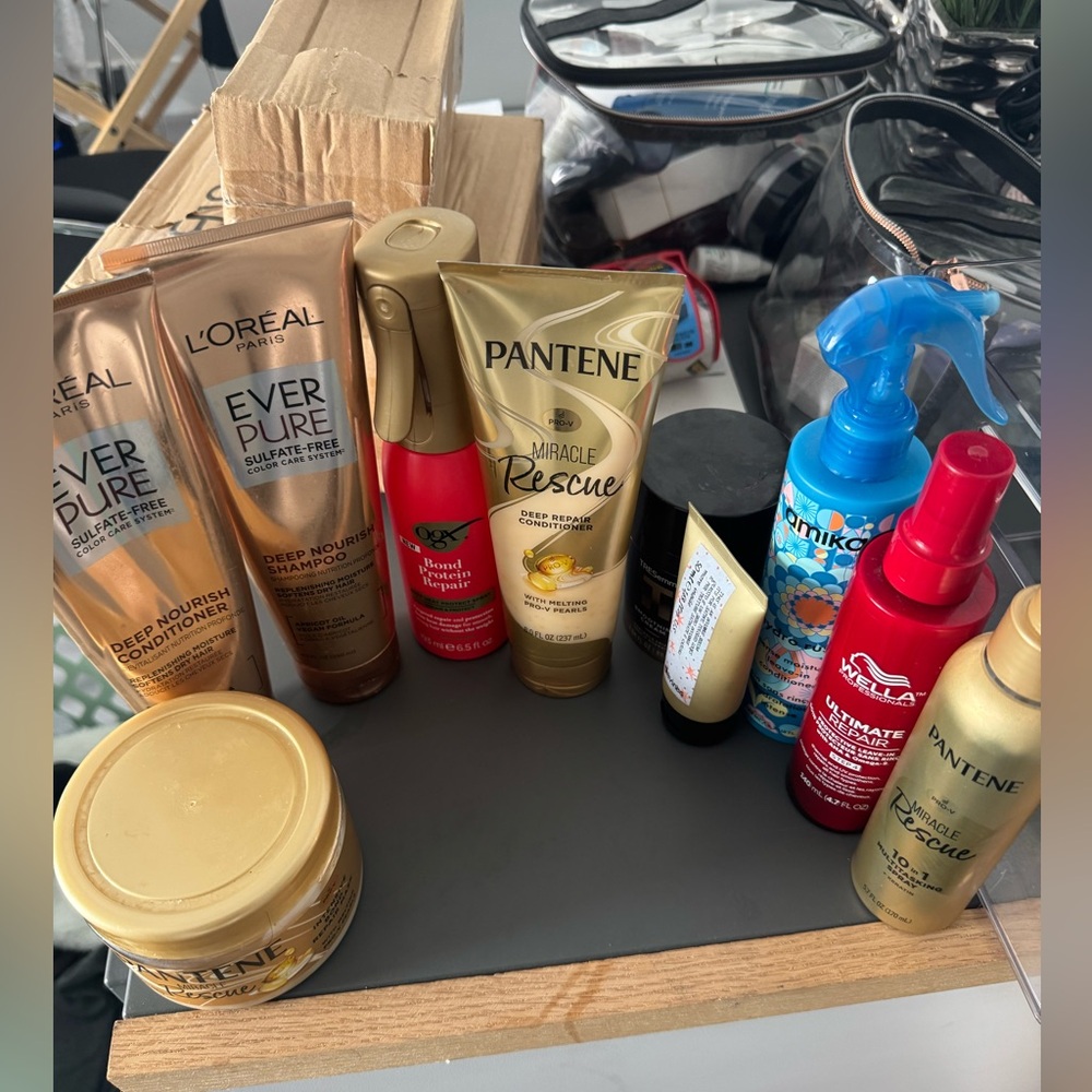 Hair lot Pantene davines amika wella tres